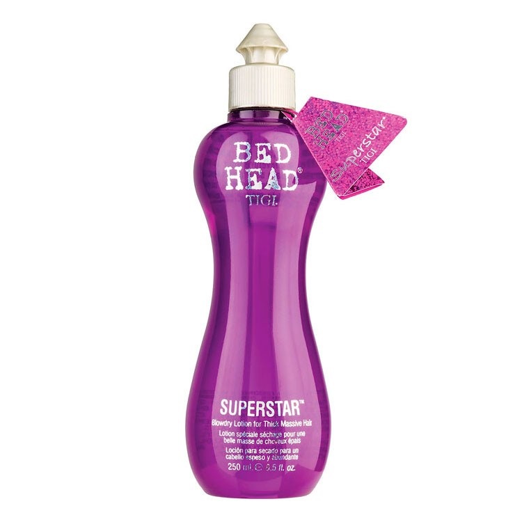 TIGI Bed Head Superstar Blowdry Lotion  - Термоактивный лосьон для придания объема волосам 250 мл 