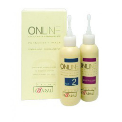 Kaaral On-line Permanent Wave type 2 - Состав для химической завивки тип 2 (набор) 2*100 мл