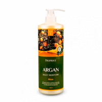 Deoproce Rinse Argan Silky Moisture - Бальзам для волос с аргановым маслом 1000 мл