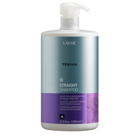 Lakme Teknia Straight shampoo - шампунь для гладкости волос с нарушенной структурой или химически выпрямленных волос 1000 мл 