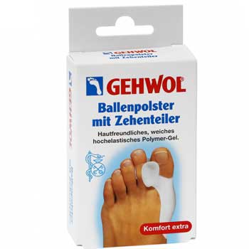 Gehwol Ballenpolster Mit Zehenteiler - Гель-корректор и накладка на большой палец 1 шт