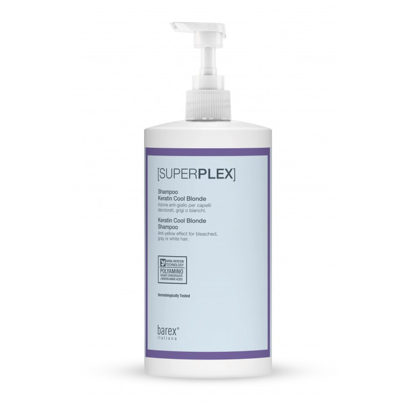 Barex Superplex Shampoo Keratin Cool Blonde - Шампунь для придания холодного оттенка 750 мл