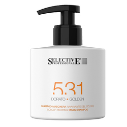 Selective 531 Shampoo-Maschera Golden - Шампунь-маска для возобновления цвета волос (золотистый) 275 мл