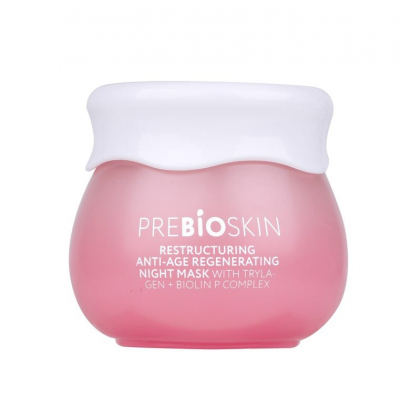 Beauty Style Prebioskin Anti-Age Regenerating Night Mask - Реструктурирующая восстанавливающая ночная анти эйдж маска с комплекс трилаген + биолин 50 г
