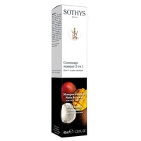 Sothys 2-in-1 Mask Exfoliant - Антиоксидантная скраб-маска 2-в-1 "манго-кокос" 40 мл