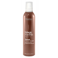 Kapous Magic Keratin Mousse For Hair Styling Normal Fixation - Мусс для укладки волос нормальной фиксации с кератином 400 мл