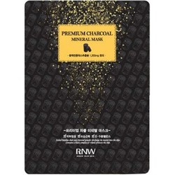 Milatte Rnw Premium Charcoal Mineral Mask - Маска для лица очищающая с древесным углем 27 мл