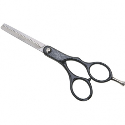 Dewal Color Step M30655AS-SP - Парикмахерские ножницы филировочные 5,5", 28 зубцов, узор "паутинка"