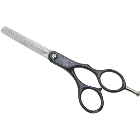 Dewal Color Step M30655AS-SP - Парикмахерские ножницы филировочные 5,5", 28 зубцов, узор "паутинка"