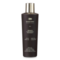 Greymy Hair Keratin Treatment Cream Gold De Luxe - Кератиновый крем для выпрямления волос с частицами золота 500 мл