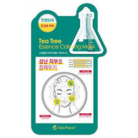 Mijin Cosmetics Skin Planet Tea Tree Essence Calming Mask - Маска для лица тканевая чайное дерево 26 г