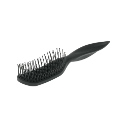 Dewal BR69539 brown - Щетка для укладки вогнутая, пластиковый штифт, 9 рядов