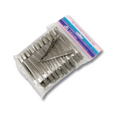 Dewal CL2405 - Зажим для волос металл, 6,5 см 36 шт/уп