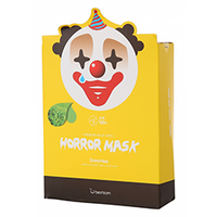 Berrisom Horror Mask Series Pierrot - Маска тканевая с экстрактом зеленого чая 25 мл