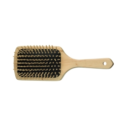 Dewal BR-WW463 - Щетка массажная "лопата" деревянная , деревянные штифты, большая, 9рядов