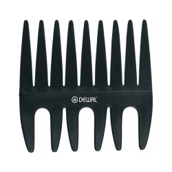 Dewal CO-6805 - Гребень "Эконом" моделирующий, двусторонний, черный 8,5 х 8,5 см