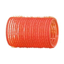 Dewal R-VTR4 - Бигуди-липучки красные d 36 мм (12 шт.)