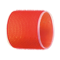 Dewal R-VTR18 - Бигуди-липучки красные d 70 мм (6шт.)