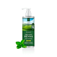 Deoproce Rinse Greentea Henna Pure Refresh Shampoo - Шампунь для волос с зеленым чаем и хной 1000 мл