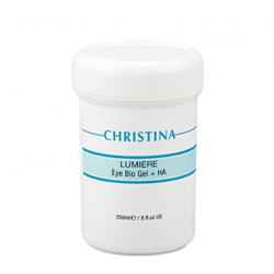 Christina Eye and Neck Bio Gel + HA - Lumiere - Гель для кожи век и шеи с комплексом дерма-витаминов и гиалуроновой кислотой 250 мл