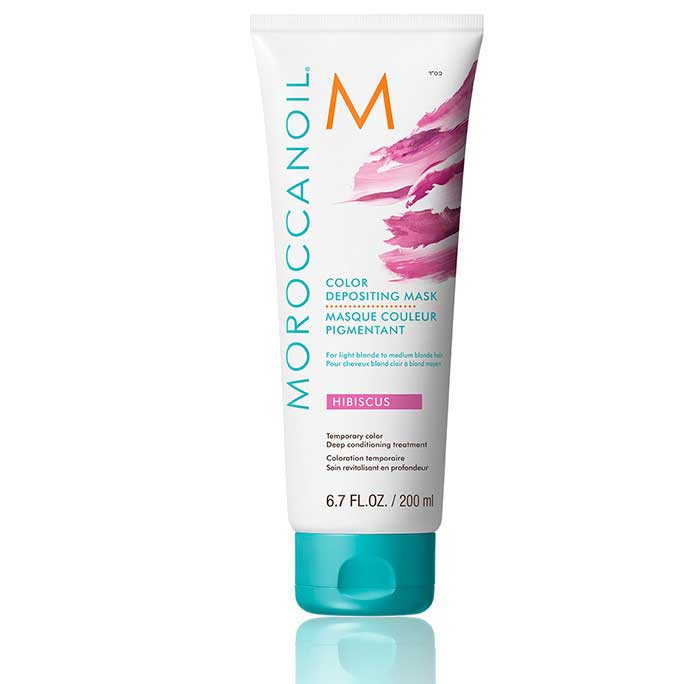 Moroccanoil Color Depositing Mask Hibiscus - Тонирующая маска (гибискус) 200 мл