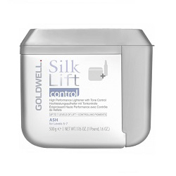 Goldwell Silk Lift Control Ash Level 5-7 - Осветляющий порошок с цветными пигментами пепельный 500 г