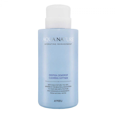 A'pieu Aqua Nature Deep Sea Dewdrop Clearing Softener - Софтнер для лица очищающий 500 мл