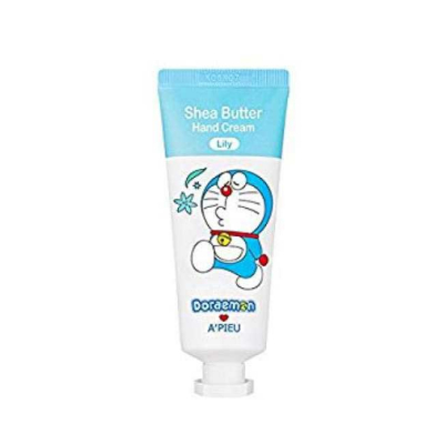 A'pieu Doraemon Shea Butter Hand Cream Lily - Крем для рук лилия 35 мл