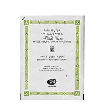 Whamisa Organic Fruits Hydrogel Mask - Маска для лица гидрогелевая на основе фруктовых ферментов 33 мл