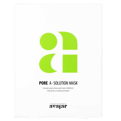 Avajar Pore A-Solution Mask - Тканевая маска для проблемной кожи 10 шт