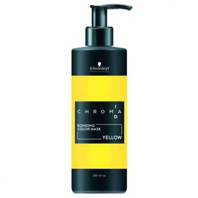 Schwarzkopf Professional Chroma ID Bonding Color Mask - Интенсивная тонирующая бондинг-маска желтый 280 мл
