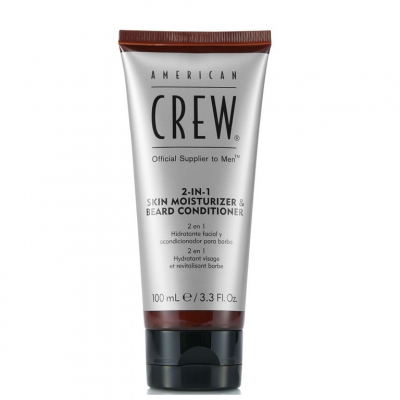American Crew Skin Moisturizer and Beard Conditioner 2-in-1 - Кондиционер для бороды и увлажняющее средство для кожи 2 в 1 100 мл
