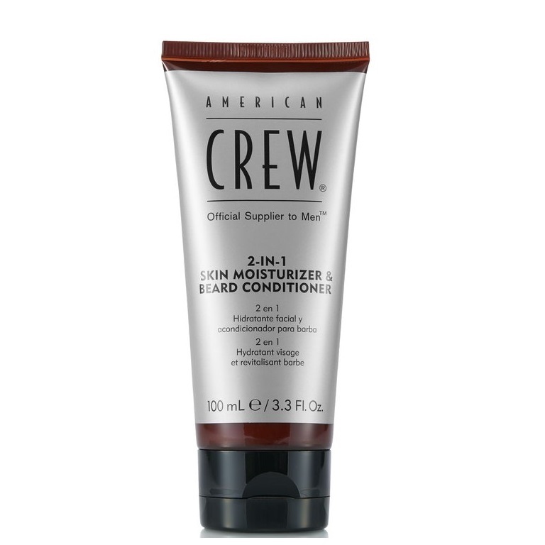 American Crew Skin Moisturizer and Beard Conditioner 2-in-1 - Кондиционер для бороды и увлажняющее средство для кожи 2 в 1 100 мл