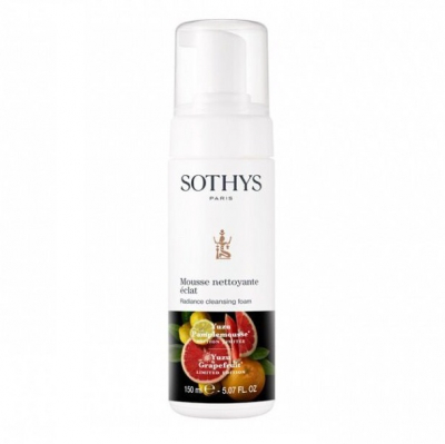 Sothys Radiance Cleansing Foam - Очищающая пенка для лица "грейпфрут-юзу" 150 мл