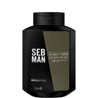 Sebastian Man The Multitasker Shampoo - Шампунь для ухода за волосами, бородой и телом 3 в 1 250 мл