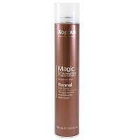 Kapous Magic Keratin Hair Spray Normal Fixation - Лак аэрозольный для волос нормальной фиксации с кератином 500 мл