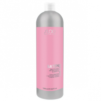 Kapous Studio Professional Luxe Care Satin Shampoo - Сатин-шампунь с протеинами шелка и маслом хлопка 1000 мл