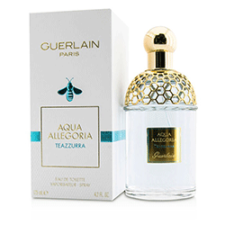 Guerlain Aqua Allegoria Teazzurra Women Eau de Toilette Mini New 2015 - Герлен тиаззура туалетная вода 7,5 мл и косметичка