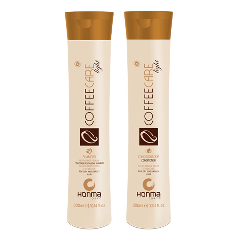 Honma Tokyo Coffee Care Light - Набор для домашнего ухода за сухими волосами (шампунь 1000 мл, кондиционер 1000 мл)