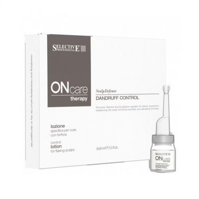 Selective On Care Dandruff Control Lotion - Специальный лосьон от перхоти 8*8 мл