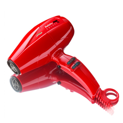 BaByliss Pro Volare V2 BABV2RE - Фен красный компакт, ионизация, 2 насадки, 2200 Вт