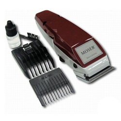 Moser - Машинка для стрижки с универсальной насадкой, сетевая, красная №1