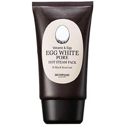 Skinfood Egg White Pore Hot Steam Pack - Маска для лица с разогревающим эффектом для очищения пор 100 г