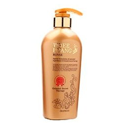 Deoproce Hair Whee Hyang Rinse - Бальзам с корнем женьшеня 530 мл