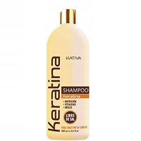 Kativa Keratina Shampoo - Кератиновый укрепляющий шампунь для всех типов волос 500 мл
