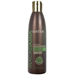 Kativa Macadamia Conditioner Salt & Sulfate Free - Интенсивно увлажняющий кондиционер для нормальных и поврежденных волос 100 мл
