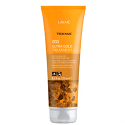 Lakme Teknia Ultra Gold Treatment - Средство для поддержания оттенка окрашенных волос "Золотистый" 250 мл