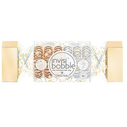 Invisibobble Original The Wonderfuls Duo Cracker - Резинка для волос (серебряные и бронзовые) 6 шт