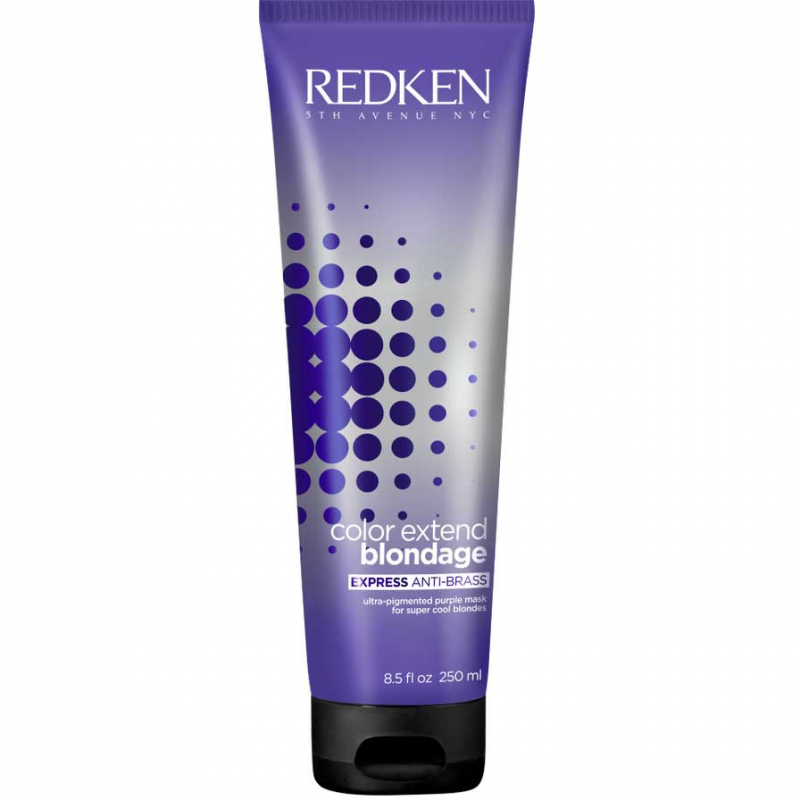 Redken Color Extend Blondage Mask - Ультра-пигментированная фиолетовая маска для супер холодных оттенков блонд 250 мл
