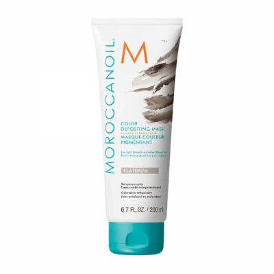 Moroccanoil Color Depositing Mask Platinum - Тонирующая маска (платина) 200 мл